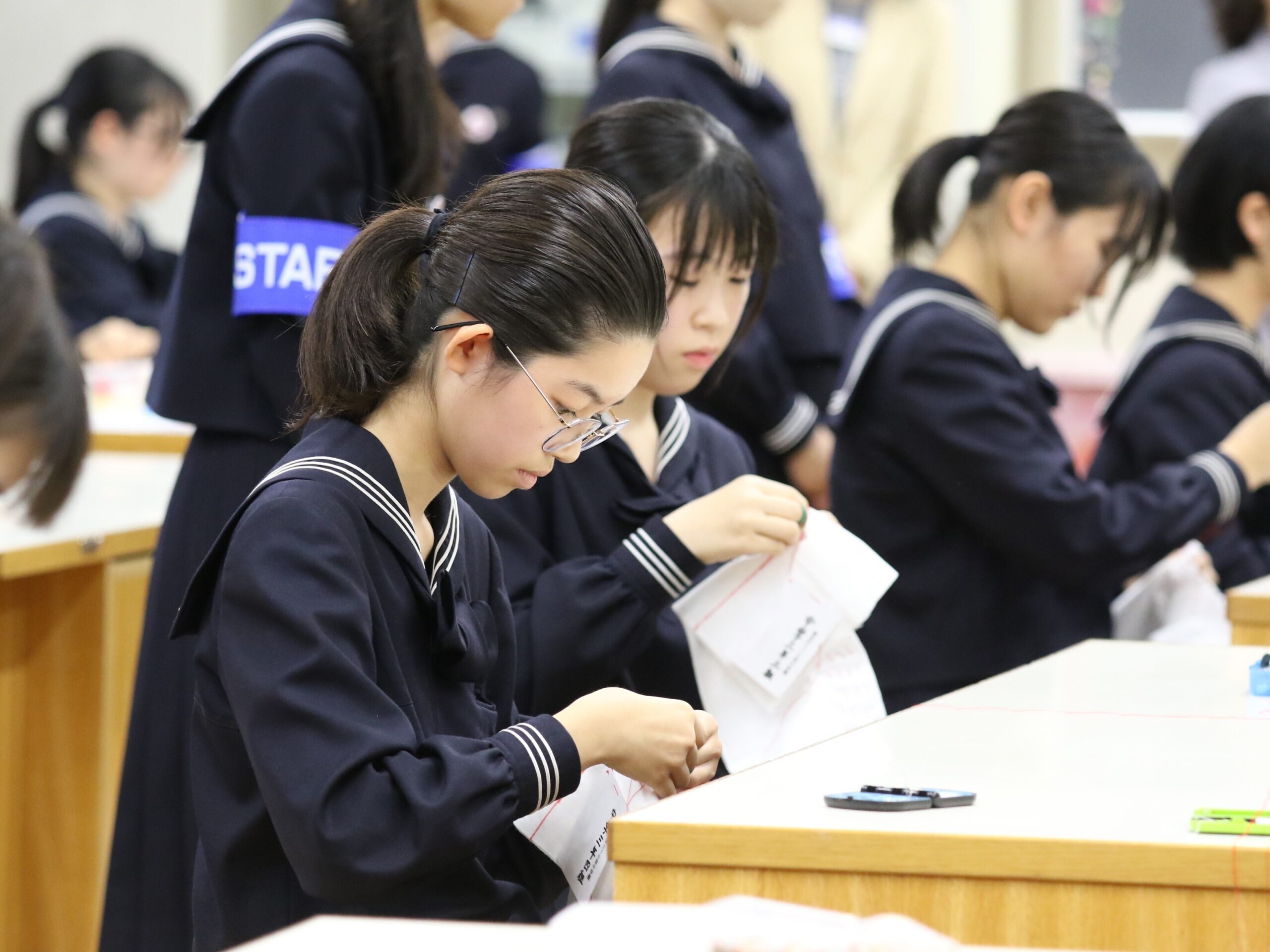 伝統の「運針」で培うあきらめない心、こつこつ積み重ねる力 豊島岡